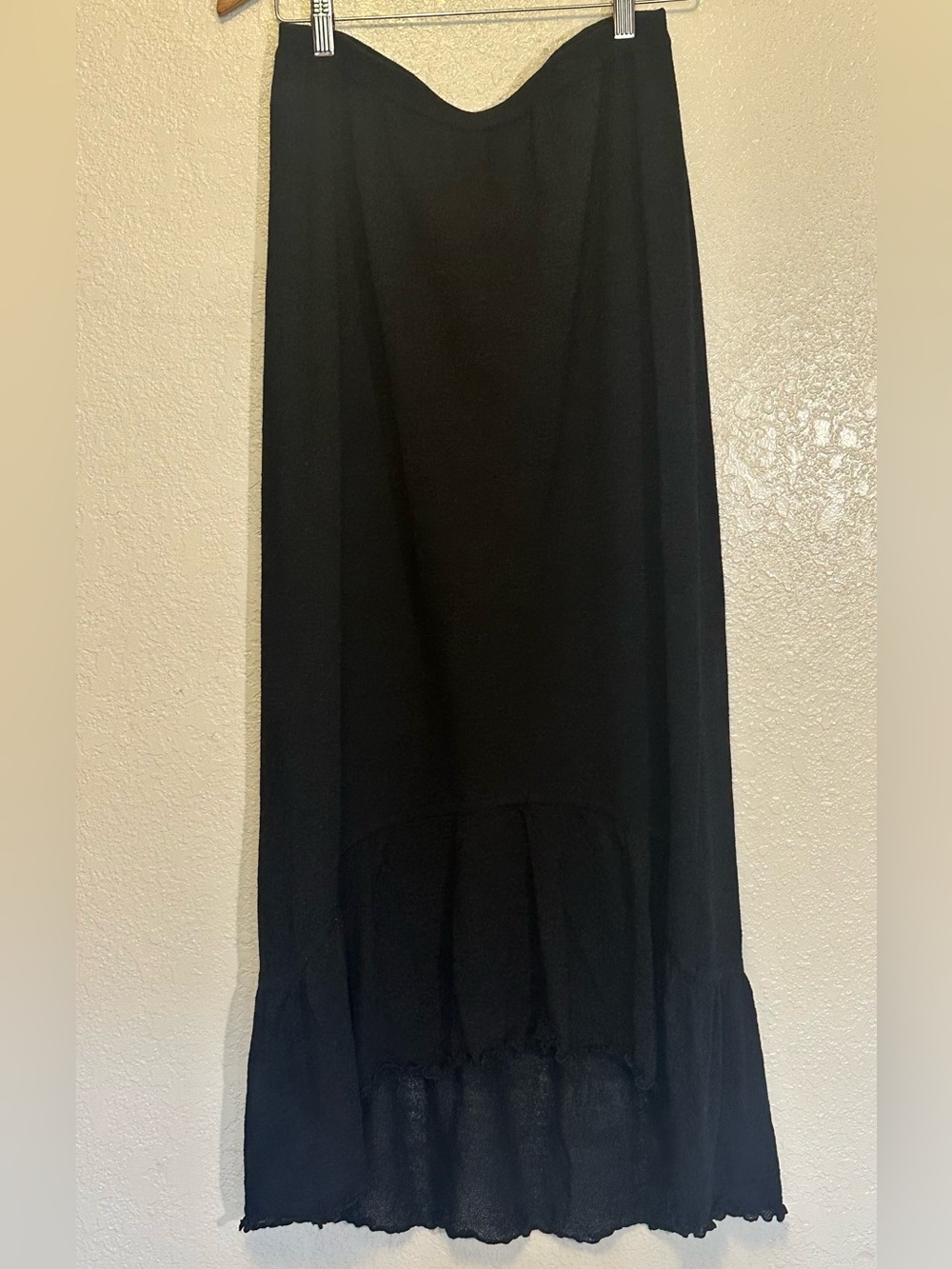 Double D Ranch Ruffle Hem Maxi Skirt L
